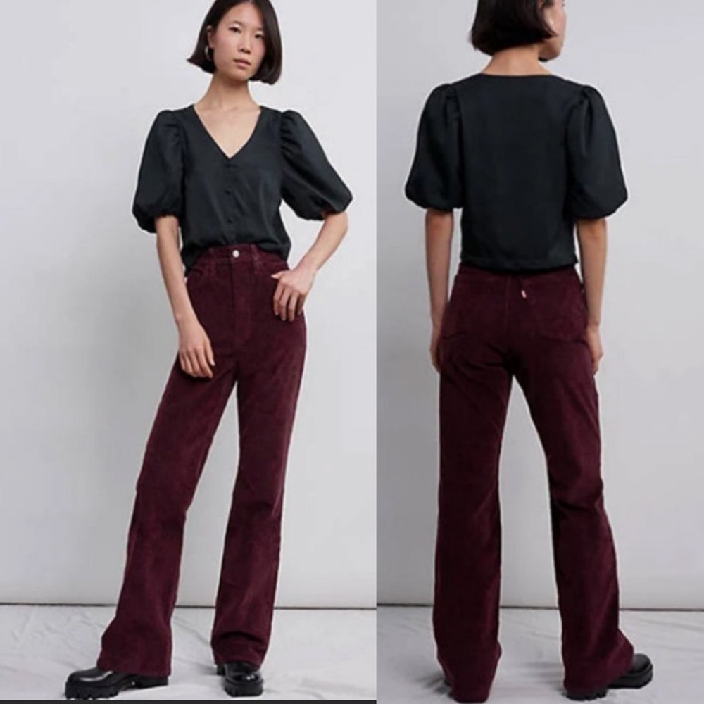 🆕 Levi's Ribcage Bootcut Boot Cut Corduroy Pants NEW